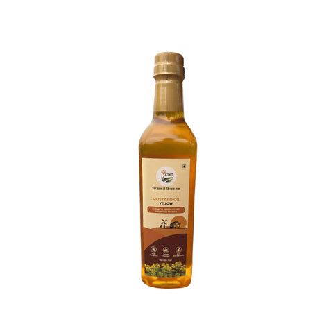KSKT Yellow Mustard Oil (Cold Pressed) (Pack of 3)