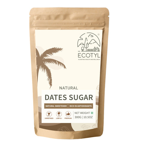 Ecotyl Dates Sugar | Natural Sweetener | Rich in Minerals | 300g