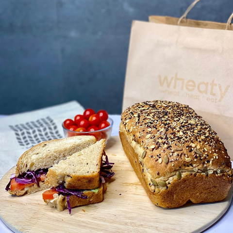 Wheaty Soft Multigrain Bread (100% Atta) 1Pc