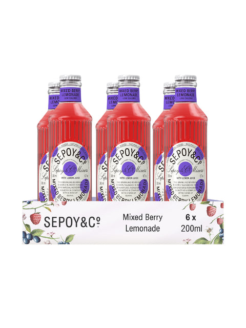Sepoy & Co Mixed Berry Lemonade (Pack of 6)