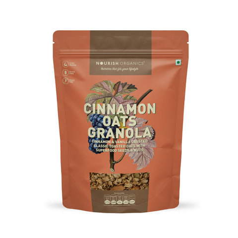 Nourish Organics Cinnamon Oats Granola 270grams