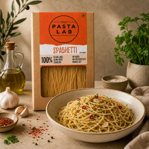 Our Pasta Lab Eggless Semolina Spaghetti 250 grams