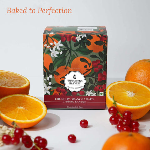 Crunchy Granola Bars - Cranberry & Orange (Single)
