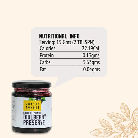 Native Tongue Mulberry Preserve 200g