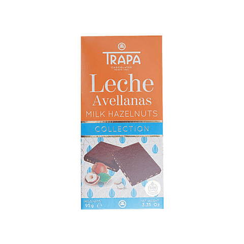 Trapa Choco Bar Collection - Milk with Hazelnuts 95g