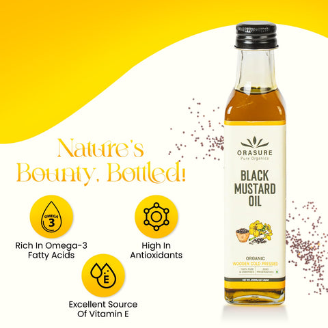 Orasure Organics Black Mustard Oil