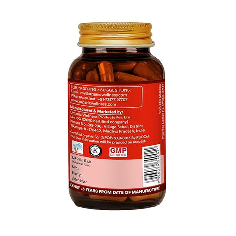 Organic Wellness Ashwagandha W+ 90 Capsules