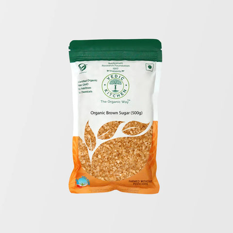 Vedic Kitchen Organic Brown  Sugar (Certified Organic) 500 grams