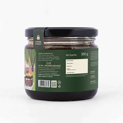 Forest Honey 350g | Raw, Unprocessed, Natural, Wild, and Unfiltered Honey