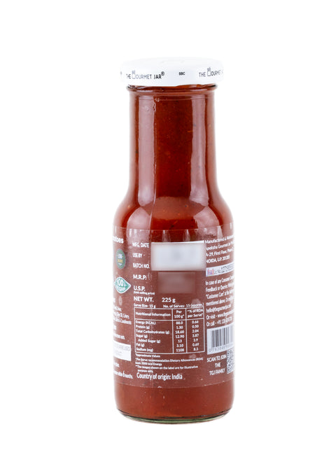 The Gourmet Jar  Ketchup Picante (With Kanthari Chilli) 225 grams
