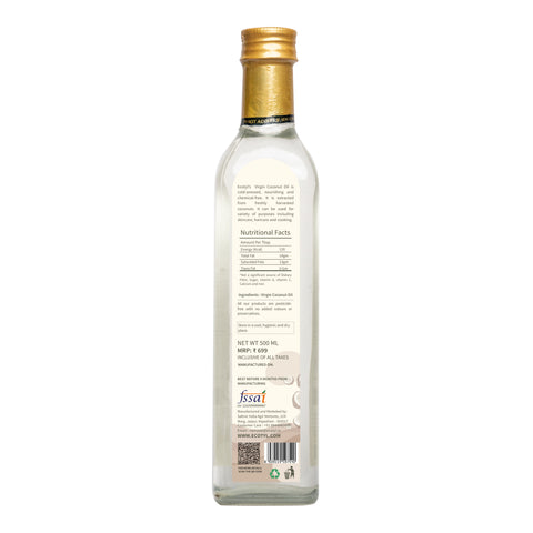 Ecotyl (Cold Pressed) - Virgin Coconut Oil (Pack of 3) 2litr