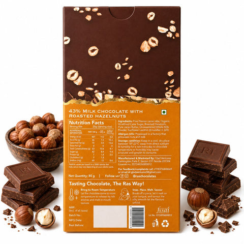 43% Milk Roasted Hazelnuts