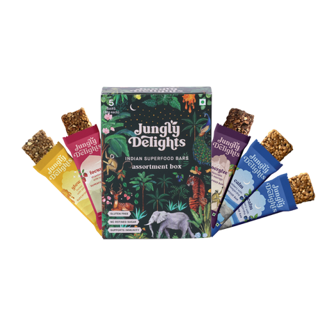 Jungly Delights Assortment Box of 5 Bars 190g