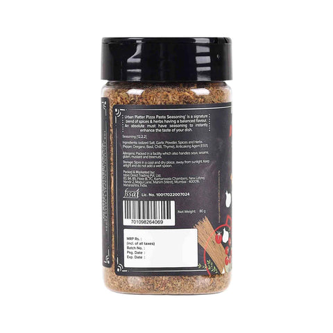 Urban Platter Pizza Pasta Seasoning, 80g (Signature Italian-Style Seasoning | Multipurpose Herb & Spice Blend | MSG-Free)