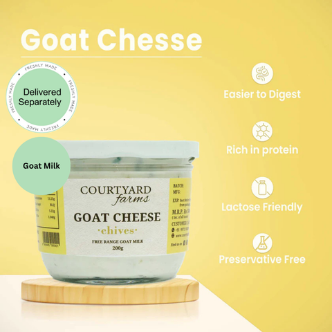 Goat Cheese Chives (Delivered Separately Next Day)