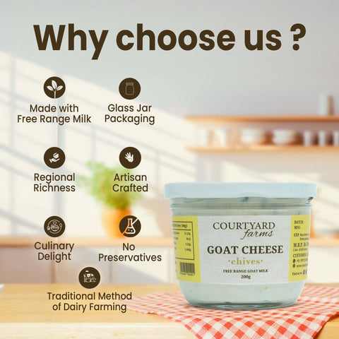 Goat Cheese Chives (Delivered Separately Next Day)