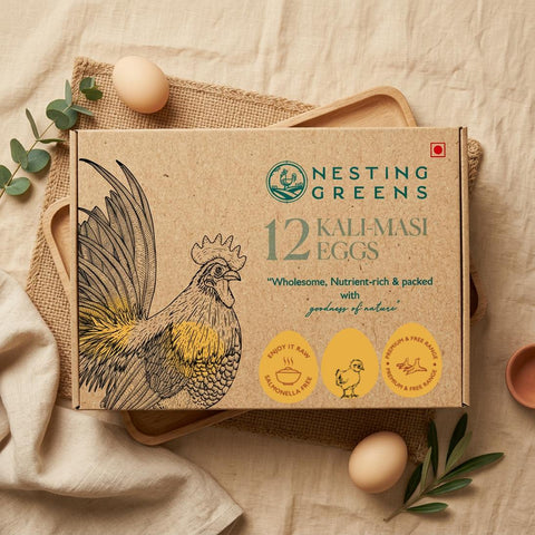 Kadaknath Eggs - (12pcs)