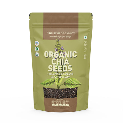 Nourish Organics Organic Chia Seeds 500grams