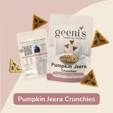 Geeni's Pumpkin Jeera Crunchies