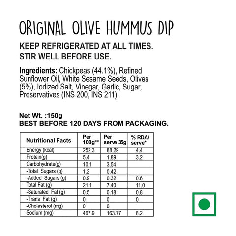 Original Olive Hummus (150g)