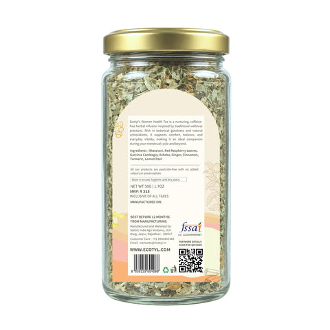 Ecotyl Women's Health Tea | Hormonal Balance | Herbal Tea | 50g