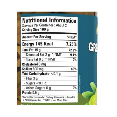Abbie's Olives Green Sliced 450g