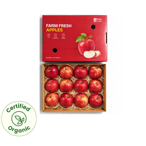 Apple Kinnaur (Certified Organic) 12 Pcs Box