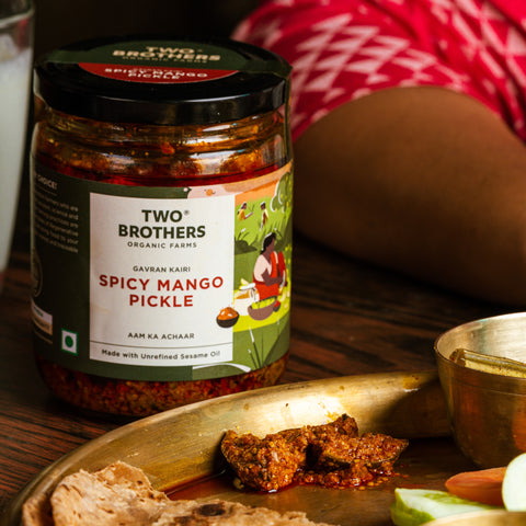 Spicy Mango Pickle 300g| Handmade with Native Gavran Kairi