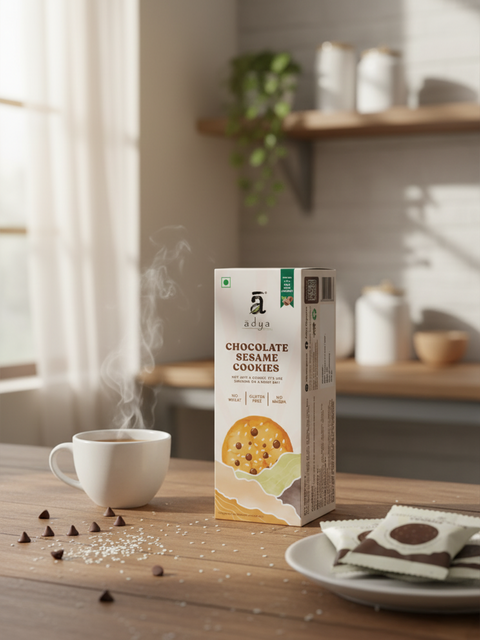 Chocolate Sesame Cookies