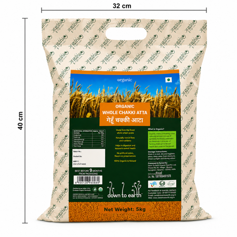 Down to Earth Wheat Chakki Atta 5kg