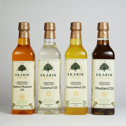 EKARIS Wood Pressed Coconut Oil 500ml