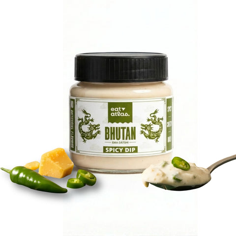 Eat Atlas Bhutan’s Ema Datshi Dip (100 gms)