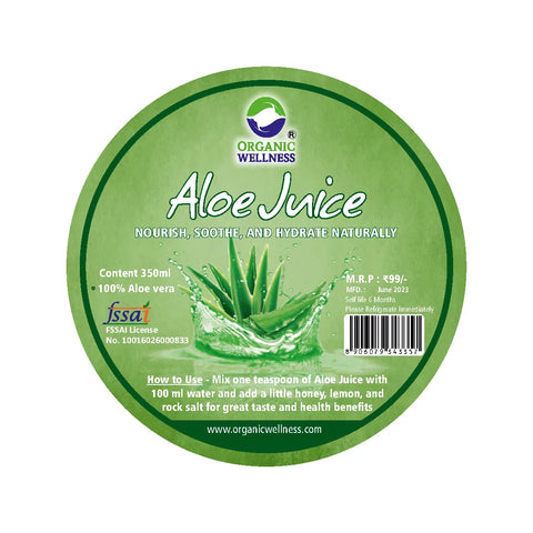 Organic Wellness Alovera Juice 350 ml