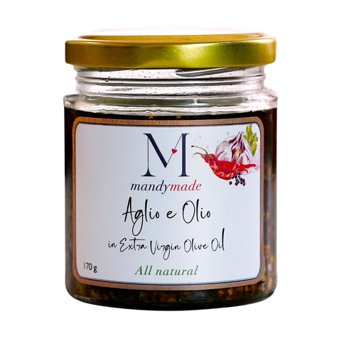 Mandymade Aglio e Olio in Extra Virgin Olive Oil