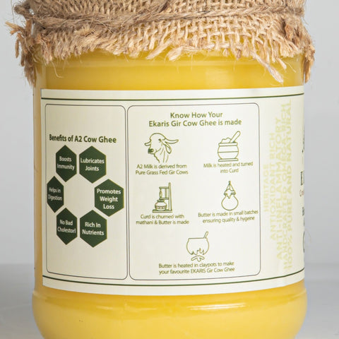 Ekaris A2 GIR Cow Ghee - 500ml