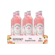 Sepoy & Co Pink Grapefruit Soda (Pack of 6)