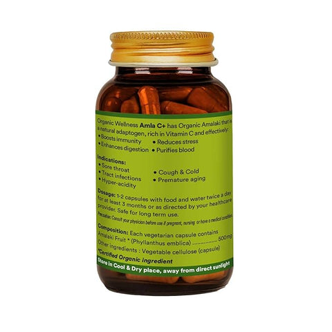 Organic Wellness Amla C+ 90 Capsules