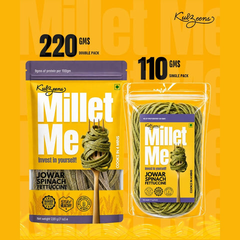 Millet Me Jowar Spinach Fettuccine 220g