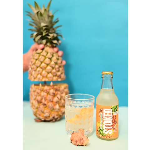 Stoked Kombucha Pineapple Ginger Zing 200ml