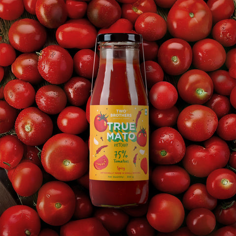 Truemato Spicy Tomato Ketchup 300g | Naturally Made with 75% Fresh Tomatoes