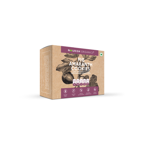 Nourish Organics Fig Amaranth Cookies 110grams