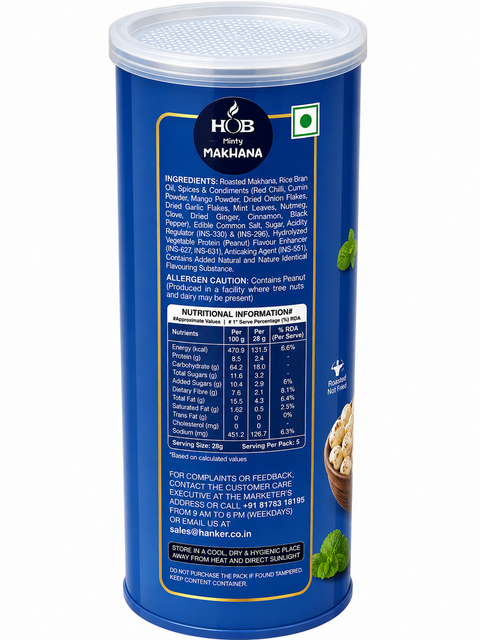 HOB Mint Makkhana 60G