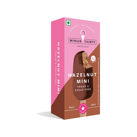 Minus30 Hazelnut Mini Stick Vegan & Sugar Free 40ml