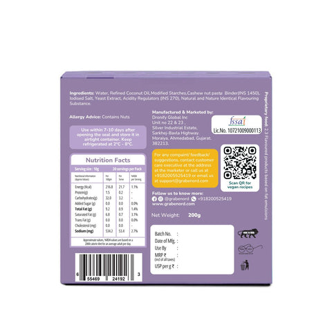 Grabenord Vegan Parmesan 200gm