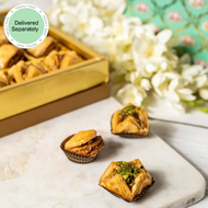 Assorted Turkish Baklava Gift Box - 16 pieces (Delivered Separately Next Day)