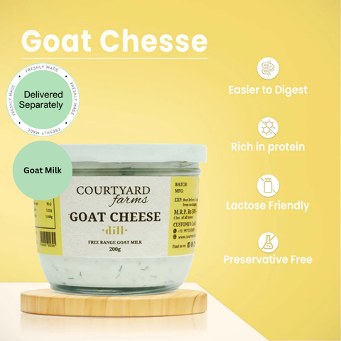 Goat Milk Cheese - Fresh Dill (Delivered Separately Next Day)