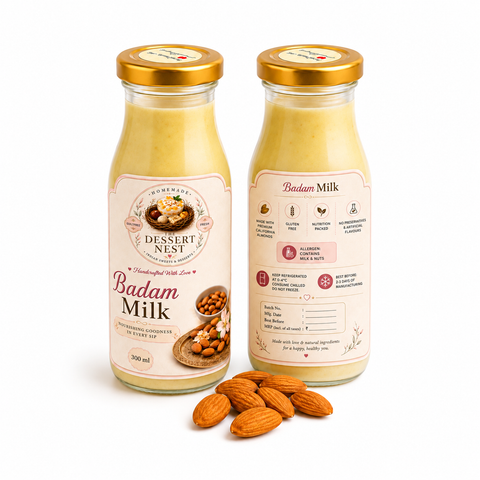 Badam Royale Milk- 250 ml (Delivered Next Day separately)
