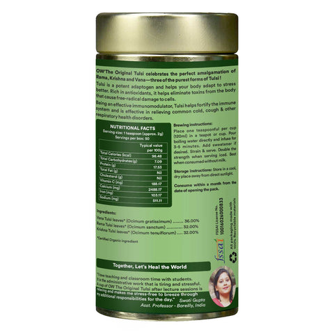 Organic Wellness The Original Tulsi (Tin) 100 grams