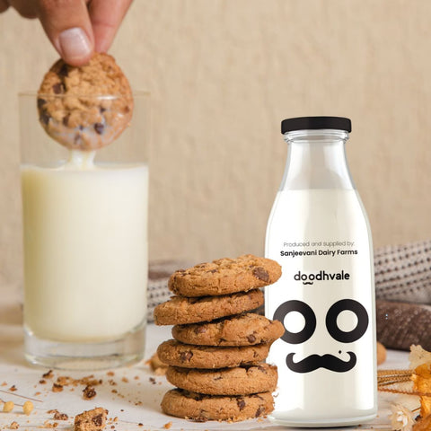 Cow Milk Premium - Glass Bottle  ( Alternate 15 Days )