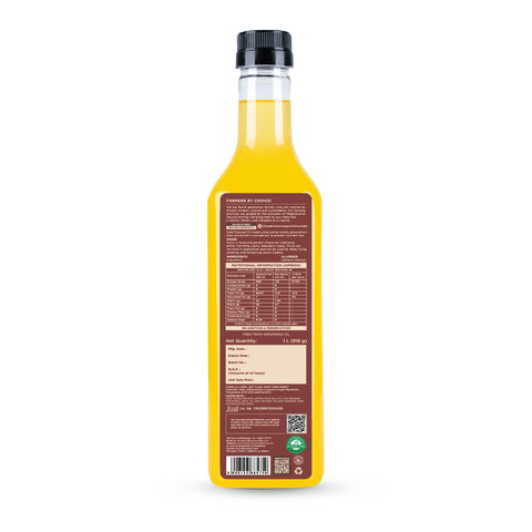 Groundnut Oil 1L India's Only Certified Glyphosate Free Cold Pressed Kacchi Ghani Oil